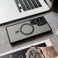 Funda Magnética Para Samsung Galaxy S26 S25 S24 FE S23 plus S26 Ultra Matte Shockproof Transparente Compatible Con Magsafe Carcasa De Carga Inalámbrica Magnética - details 6
