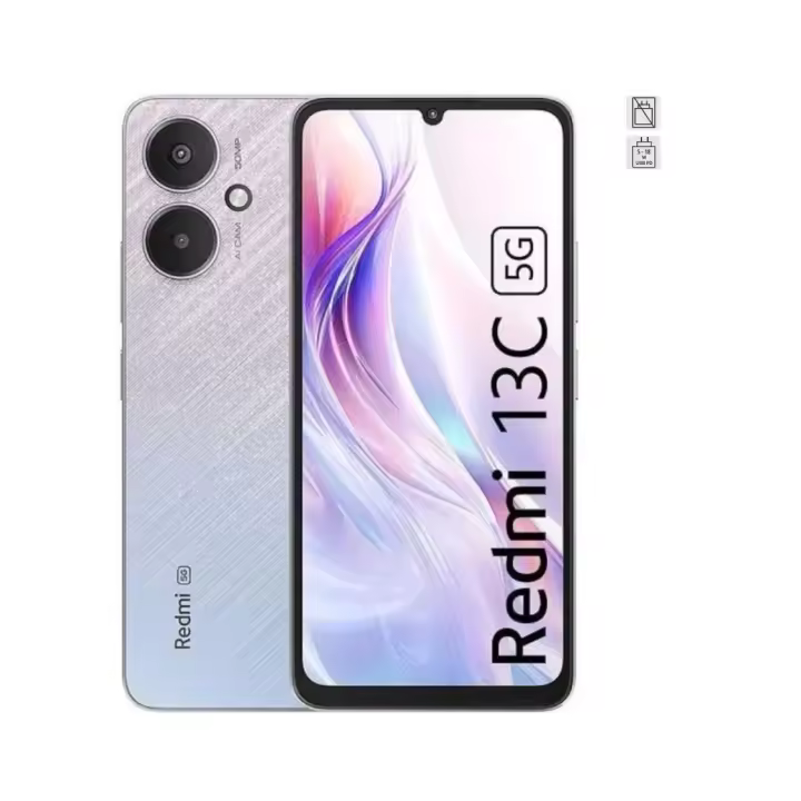 Smartphone Xiaomi Redmi 13C 4GB/ 128GB/ 6.74"/ 5G/ Plata - 1