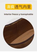 Zapatos De Vestir Para Hombre Cómodos Y Transpirables Antideslizantes Clásicos Para Bodas Y Oficina Material De Cuero Formal Elegante - details 1