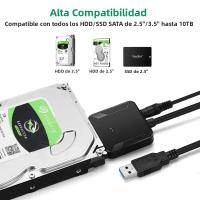 Adaptador De Disco Duro SSD USB 3.0 a SATA III Para 2.5/3.5 Pulgadas Soporta UASP Con Adaptador De Alimentación 12V Convertidor De Disco Duro De Disco Duro - details 3