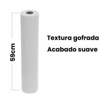 Papel Camilla Rollo Gofrado Blanco Eco Sin Precorte Caja 6 Unidades 60m Almericorp - details 1