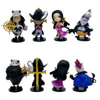 8pcs Figuras De Acción Anime One Piece Modelo Oka Shichibukai Ace Boa Hancock Jinbe Colección Juguetes Para Adultos Unisex 8CM - details 4