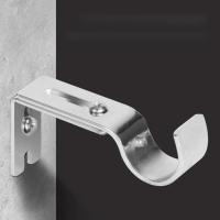 2pcs Caballete De Cortina De Hierro Universal Ajustable 8.8-11.5cm Para Rodillo Romano Accesorios De Muebles Para El Hogar - details 4