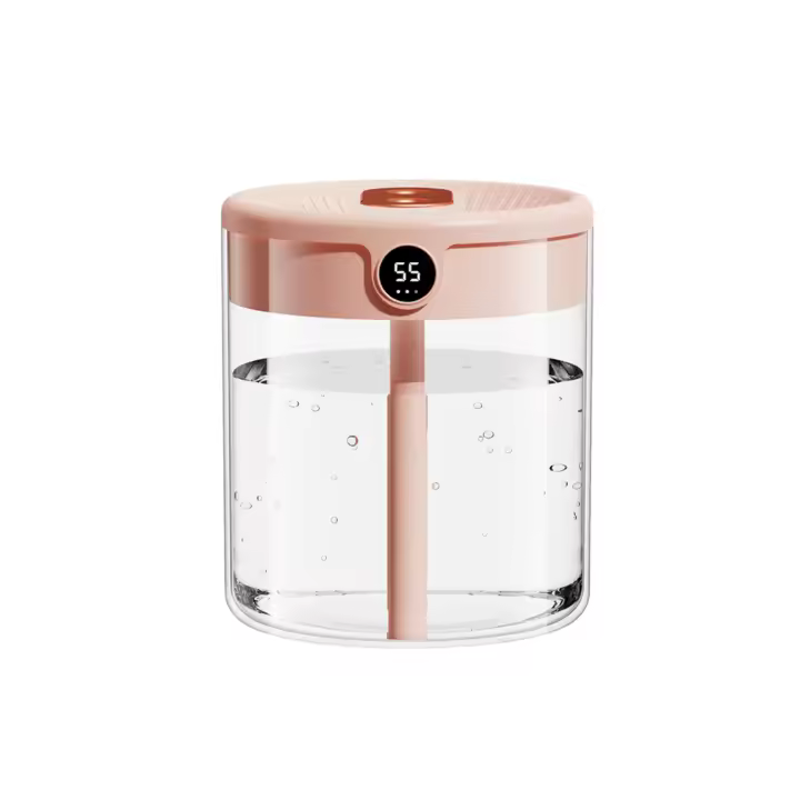 VICYOL S&D 𝗛𝘂𝗺𝗶𝗱𝗶𝗳𝗶𝗰𝗮𝗱𝗼𝗿 𝗣𝗼𝗿𝘁𝗮́𝘁𝗶𝗹, Difusor Silencioso con Boquilla Doble de Gran Capacidad 2l con Pantalla LCD de Humedad con Cable USB-C y Luz, para Habitación. - 1