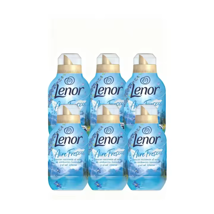 Lenor Aire Fresco Suavizante para Ropa,pack ahorro 6x36=216Lavados, Frescor Alpino 504 ml, Ideal para 36 Lavados con Fragancia Duradera - 1