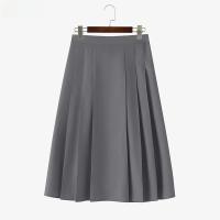 ZANZEA Falda Elegante Para Mujer Verano Largo De Color Sólido Plisado Casual Vestidos De Fiesta Streetwear Talla S-2XL - details 4