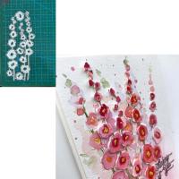 Molde De Corte De Metal En Forma De Trigo Y Flor Para Scrapbooking Y Manualidades Cuchillo De Papel Con Plantillas De Encaje Para Decoración Y Embossing - details 3