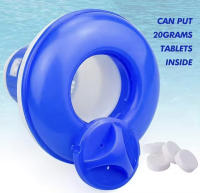 Dosificador cloro pequeño regulable para mini piscinas, capacidad 80g para pastillas de 20g, accesorio de piscina - details 2