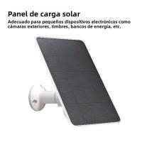 Panel Solar 3W 6V Tipo-C Para Cargador De Cámara De Seguridad Portabellows Dispositivos Electrónicos Pequeños Exteriores - details 0