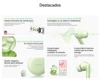 Auriculares – HONOR Earbuds A Pro, audifonos inalambricos, Cancelación Activa de Ruido de 49dB, Controlador Dinámico de 12.4mm, 42 Horas de Batería, Carga Rápida de 10 Minutos, IP54, Bluetooth 5.3, Conectividad Inteligente - details 3