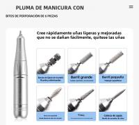 Máquina De Uñas 45000RPM 3-en-1 Portátil Secador Con 9 LEDs Profesional Torno Eléctrico Con Luz UV Herramientas De Manicura - details 5