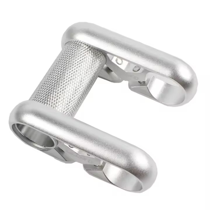 Litepro 412 SP8 Tornillo Plegable Bicicleta Doble 25.4mm Aluminio Ajustable En Rojo/ Negro/ Plateado/ Oro Para Manillar - 1