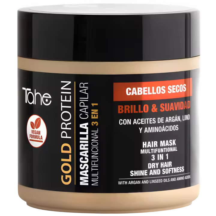 Tahe B.A.-Gold Protein-Cab.Secos-Mascarilla 400 Ml - 1