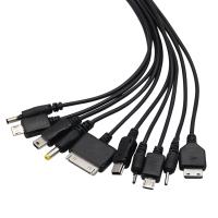 Cable De Carga USB 10-en-1 Universal Multi-Port Multi-Head Para MP3 MP4 Compatible Con Varias Marcas Durable Y Flexible - details 7