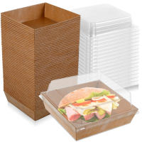 Cajas De Pastel De Papel Kraft Para Donuts Y Postres 50/15pcs Ecológicas Para Cumpleaños Y Bodas Empaque De Muffins Y Charcutería - details 7