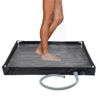 Base De Ducha Plegable Para Camping Y RV Plataforma De Baño Para Perros Playa Y Exterior Material Oxford Resistente - details 1