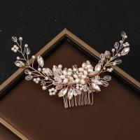 Peine De Perlas Para Novias Y Vestidos Formales Adorno De Cabello Con Diamantes Estilo Europeo Y Americano Decorativo Para Fiestas - details 2