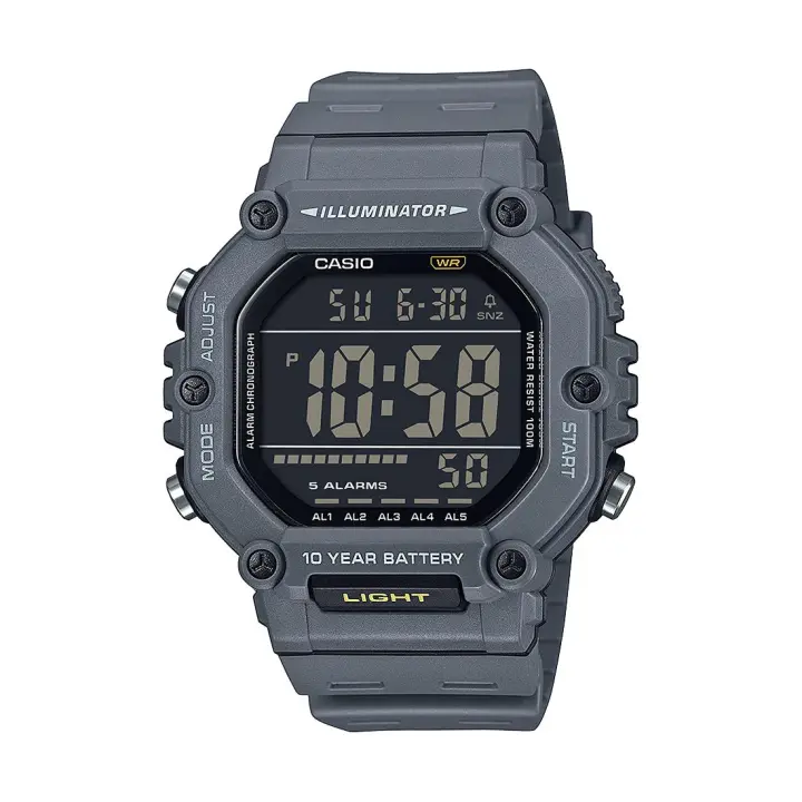 Reloj Casio Digital Hombre – Esfera Negra, Deportivo y Resistente, Perfecto para el Estilo Activo AE-1600H-8BVEF - 1