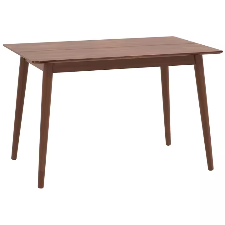 HOMCOM Mesa de comedor de madera con tablero grande para 4-6 personas dim. 120L x 75W x 76H cm - 1