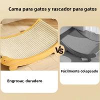 Juguete Para Gatos U-Shaped Tablero De Rasguñar Resistentes Al Desgaste Y Al Rasguño Asiento De Descanso Para Gatos Material De Madera - details 4