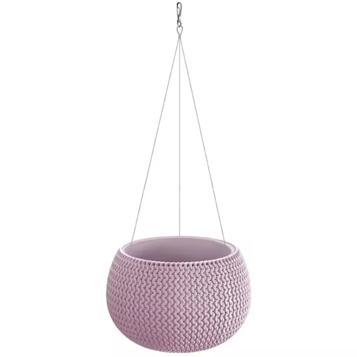 Prosperplast Maceta SPLOFY BOWL WS 9L con Depósito y Dimensiones 370x370x218 en Arándano Claro - 1