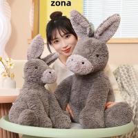 Juguete De Peluche Burro 23CM Para Bebés Y Niños Decoración De Habitación Animal De Peluche Suave Gris Para Regalos De Cumpleaños - details 13