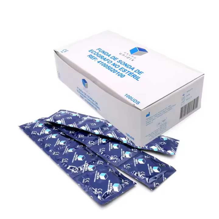 FUNDA UNIDIX® DE SONDA ECÓGRAFO LÁTEX NO ESTÉRIL (100 uds) - 1