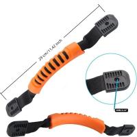 Correa De Nylon Resistente Para Remolques Y Barcos Con Asas Antideslizantes Y Tornillos Y Aros Para Kayak Canoa Y Raft - details 4