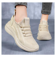 Zapatillas Casuales Para Mujer Transpirables De Malla De Aire Con Punta De Calcetín Slip-on Outdoor Zapatos Con Plataforma Gruesa - details 12