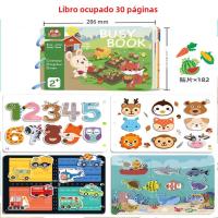 Libro Ocupado Montessori Para Niños Y niñasEducational Toys Para Bebés Y Niños pequeñosJuego De Rompecabezas De Animales Y Números Quieto Para Niños - details 7