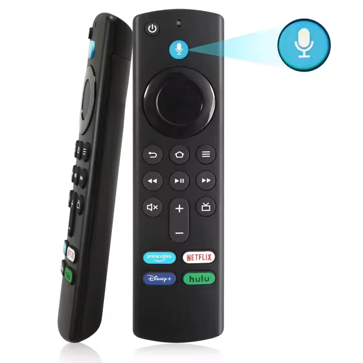Mando Control Remoto por Voz Bluetooth de Repuesto para Fire TV L5B83G Stick 4K MAX, 3ra Gen Stick Lite Cube, Controlador de TV Inteligente, Compatible con Alexa, Negro - 1