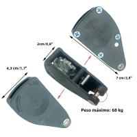 Cuerda De Ataque Para Tienda De Campaña 6mm 2/3/5m Exterior Resistente Al Viento Con Cierre Ratcheteado Gancho De Ancoraje De Polipropileno - details 2