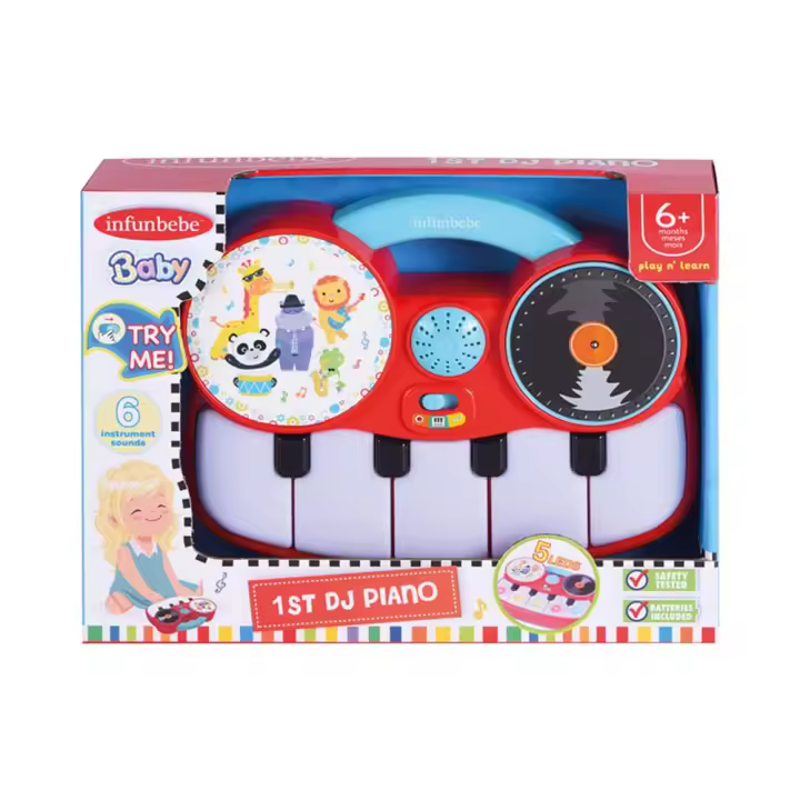Piano Bebe CON SONIDOS Y LUCES - 1