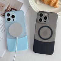 Funda Magnética Desmontable Con Color Bumper Para iPhone 16 15 14 13 12 11 pro plus Max 2 En 1 Cubierta Dura Mate Antigolpes Y Anti-Resbaladizo - details 1