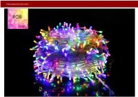 Decoraciones De Navidad 2024 Luces LED Para Exterior Cerca De Atracciones Luz De Jardín Cadena De Luces Impermeable Estrella Para Árbol - details 12