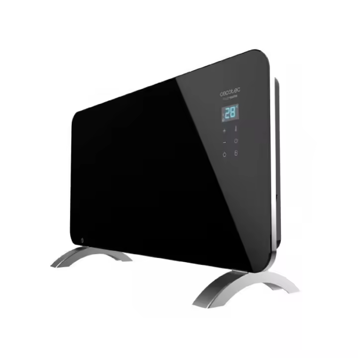 Cecotec Radiador Eléctrico Bajo Consumo Ready Warm 6720 Crystal Connection. Wifi, 1500 W, Termostato Regulable, Temporizador - 1
