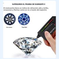 Anillo De Moissanita Y Diamante Brillante 925 Plata Esterlina Para Mujer Joyería Fina Regalo De Boda Y Compromiso - details 11