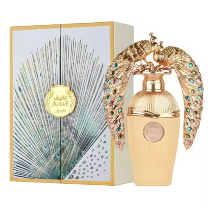 Perfume Arabe Lattafa Afeef – Eau de Parfum Unisex 100% Original, 3.4oz – Fragancia Oriental de Lujo para Todo el Día - 1