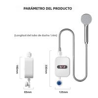 Juego De Cabezal De Ducha Térmico Sin Tanque Ajustable Para Baño Impermeable Máquina De Calentamiento Instantáneo Para El Hogar - details 6