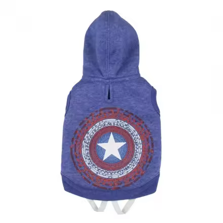 Sudadera para Perro de Capitán América - Marvel Licencia Oficial Cerdá - 1