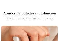 Abrepuertas Rápido De Acero Inoxidable Para El Hogar Ajustable Abrebotellas Abrevidrios Abrelatas Gadgets De Cocina - details 0