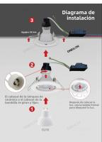 6pcs Foco LED De Techo Con Marco Recubierto De Aluminio GU10 MR16 Blanco Para Iluminación De Techos Y Salas De Estar - details 9