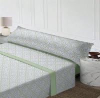STARLEY-Juego Sábanas de Cama de Verano y Entretiempo. Estampadas 3 Piezas, Incluye Funda de Almohada + Encimera + Bajera Ajustable, 100% Microfibra - details 1