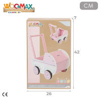 WOOMAX Carrito de muñecas madera - details 5