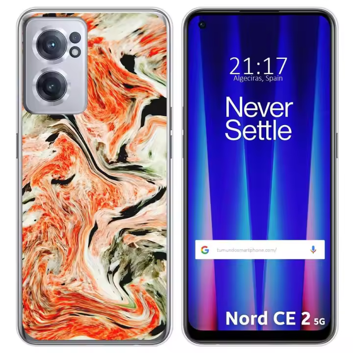 Funda Silicona para Oneplus Nord CE 2 5G diseño Mármol 12 Dibujos - 1