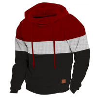 Sudadera De Capucha Para Hombre Deportiva Casual De Calle Con Dibujo Caliente Abrigo De Invierno Sudadera De Polyester De Manga Larga Cierre De Cordón - details 8