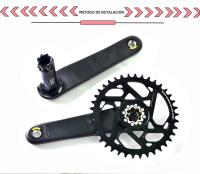 GOLDIX Cadena De Bicicleta 3mm Desplazado 8 Tornillos MTB Cadena De 36T 38T Para SRAM AXS FORForce 8-Nails 10 11 12 Velocidades Aleación De Aluminio Para Bicicletas De Montaña Y Carretera - details 10
