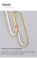 Lámpara Colgante Nórdica Para Iluminación Interior De Sala De Estar Dormitorio Y Comedor Decoración De Hogar Fuente De Luz Pendente - details 11