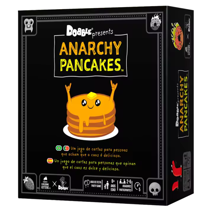 Asmodee - Juego de mesa Dobble Anarchy Pancakes - 1