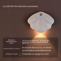 Lámpara De Noche LED Con Sensor De Movimiento USB Tipo-C Lámpara Tricolor Para Decoración De Habitaciones Pasillos Y Escaleras - details 1
